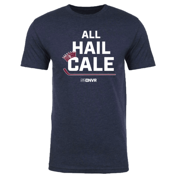 Tie-Dye Cale Makar Colorado Avalanche All Hail Cale T-Shirt