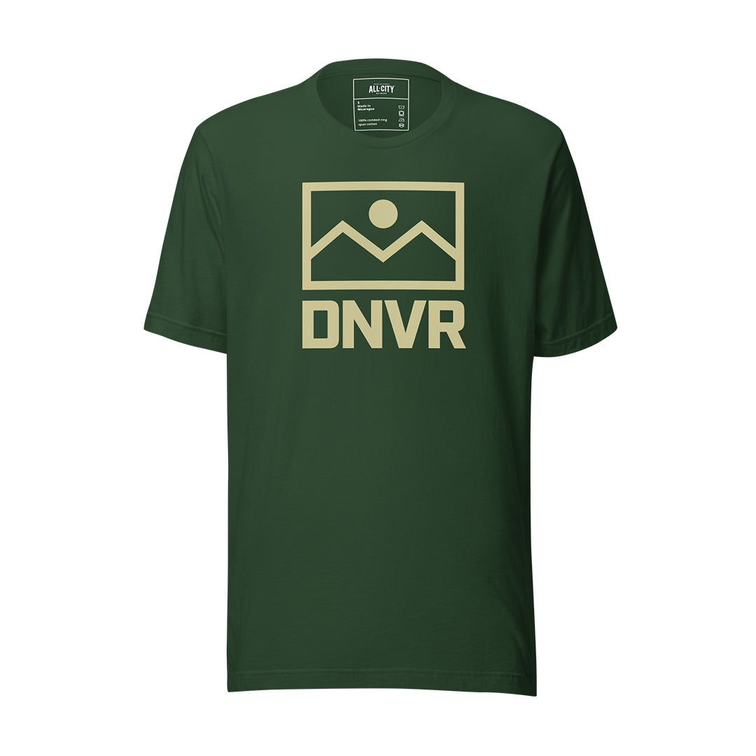 DNVR Logo Fort Collins Green Tee - DNVR Locker